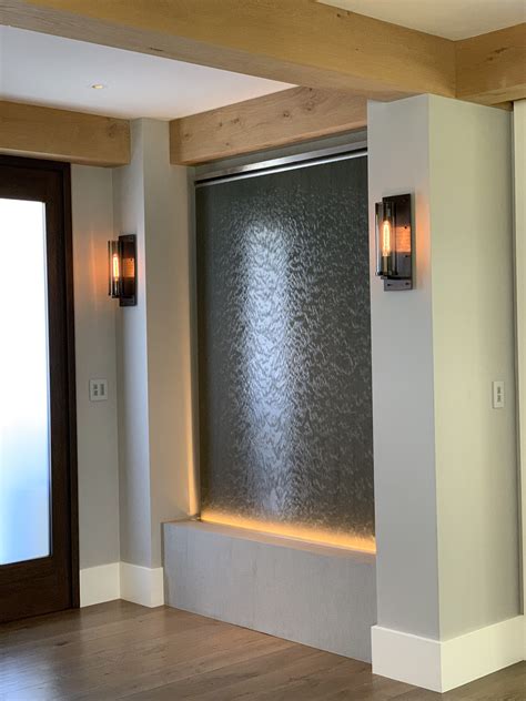 Add A Touch Of Nature To Your Home With An Indoor Waterfall Wall Home