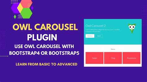 Owl Carousel Slider JQuery Plugin Owl Carousel With Bootstrap4