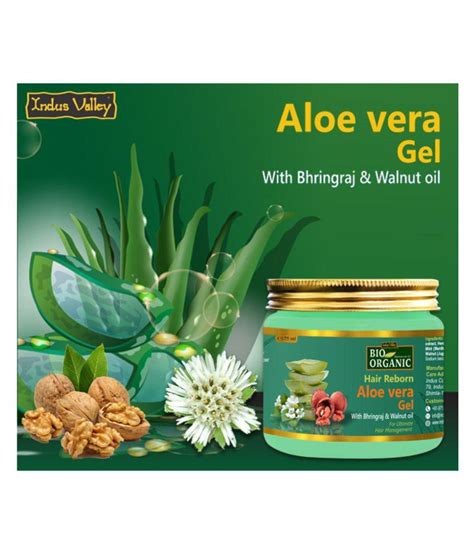 Buy Indus Valley Bio Organic Hair Reborn Aloe Vera Gel With Walnut Oil