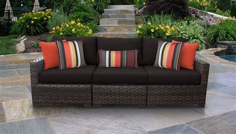 Design house 4 piece amazon wicker patio set. River 3 Piece Outdoor Wicker Patio Furniture Set 03c