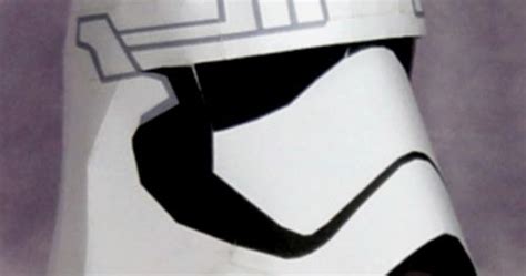 Star Wars Captain Phasma Helmet Papercraft