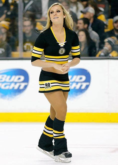Boston Bruins Ice Girl Cheerleader Ice Girls