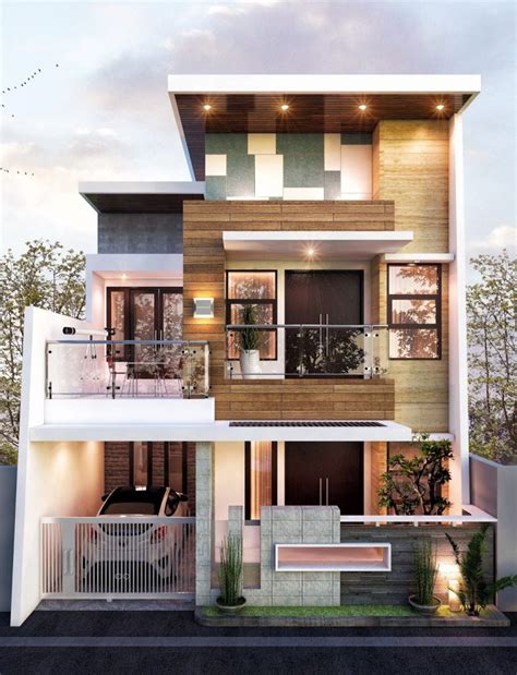 Denah Rumah 2 Lantai Minimalis Modern Elegan - Content