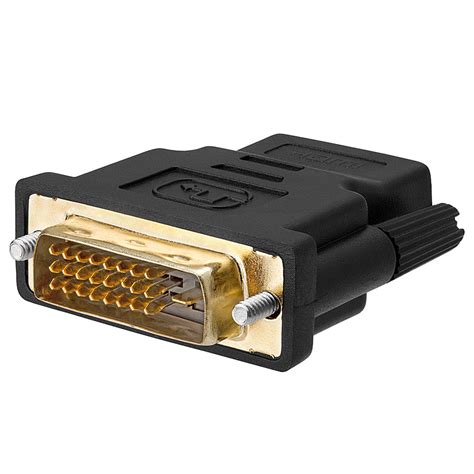 Subito a casa e in tutta sicurezza con ebay! DVI-D Single Link Male to HDMI Female Adapter