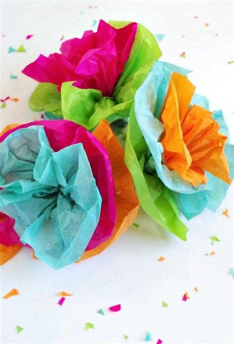 Tissue Paper Fiesta Flowers Artofit