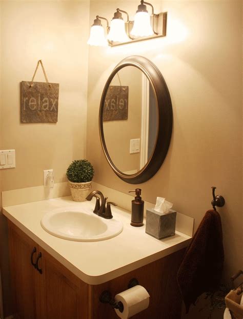 An oval mirror is a more traditional style but you can find some in modern or glam. oval bathroom mirrors oil rubbed bronze | Oval mirror ...