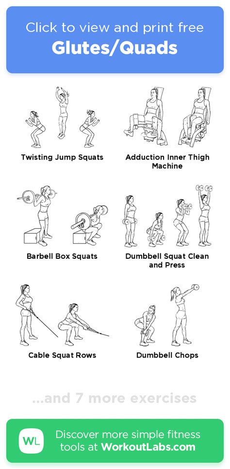 Glutesquads Click To View And Print This Illustrated Exercise Plan