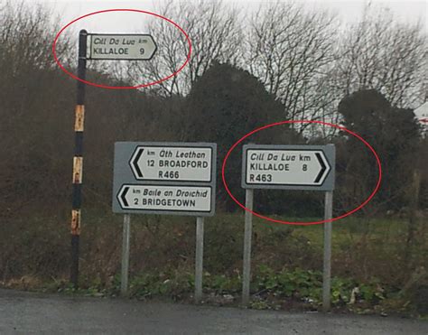 Funny And Confusing Irish Road Signs The Helpful Engineer