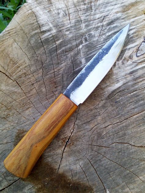 Кованый нож ручной работы традиционный из стали 9ХС ...