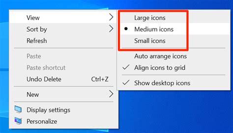 How To Change Desktop Icon Size In Windows Iandroideu