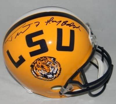 Amazon Com Tyrann Mathieu Signed Autographed Lsu Tigers Full Size Helmet W Honey Badger
