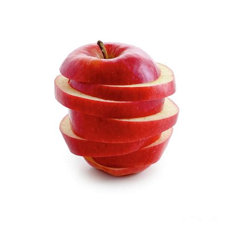 Sliced Red Apple Photograph By Science Photo Library Pixels