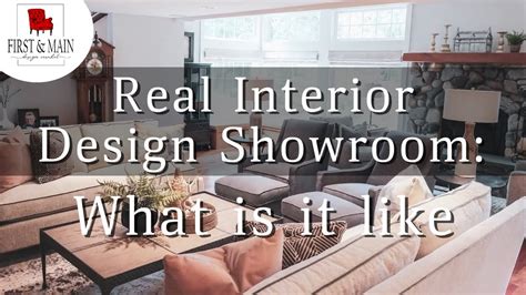 Real Interior Design Showroom What Is It Like Youtube