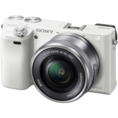 This crop sensor camera delivers great image quality out of the box, with a wide dynamic range, good noise handling capability, and minimal loss of sharpness when shooting at moderately high iso levels, which is good for shooting in dark environments. Sony Alpha a6000 Mirrorless Digital Camera ILCE6000L/W B&H ...