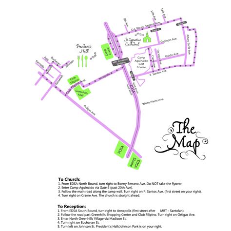 The Map Shows Where To Go And What To See In This Area As Well As