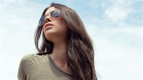 1920x1080 1920x1080 Girl Sky Glasses Brunette Wallpaper  Coolwallpapersme