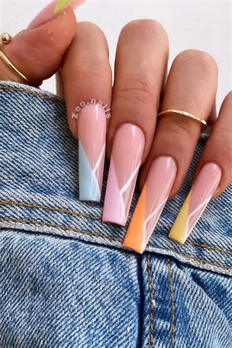 45 Stunning Coffin Nails Design Ideas For Summer Nails 2021 Vrogue