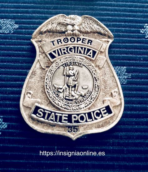 Virginia State Police Badge Police Badge Police State Police