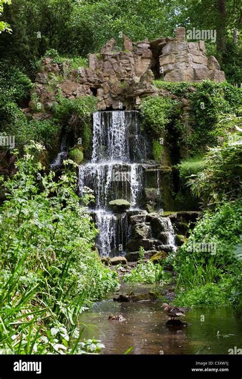 The Artificial Cascade Waterfall And Grotto At Bowood House Wiltshire