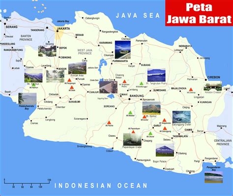Gambar Peta Jawa Barat Lengkap Dengan Kabupaten Dan Kota Tarunas