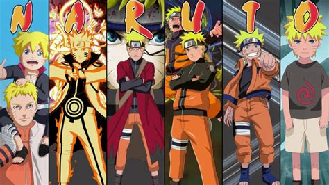 All Naruto Evolution Naruto Akatsuki