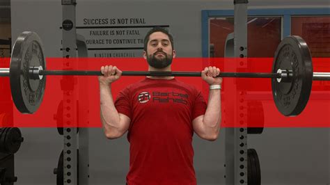Managing Shoulder Pain With The Overhead Press Barbell Rehab