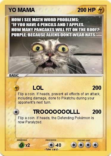 Pokémon Yo Mama 431 431 Lol My Pokemon Card