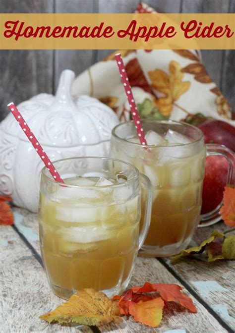 Homemade Apple Cider From This Mama Loves Perfect For Fall Apple