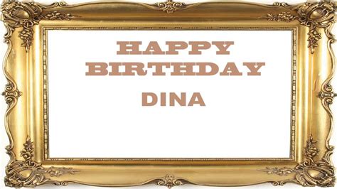Dina Birthday Postcards And Postales Happy Birthday Youtube