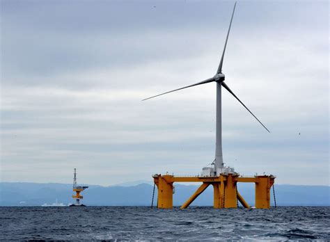 To Expand Offshore Power Japan Builds Floating Windmills The New