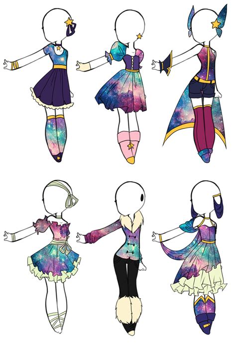 Here presented 63+ dress design drawing images for free to download, print or share. OTA Galaxy outfits CLOSED by https://www.deviantart.com/aligelica on @DeviantArt | Fashion ...