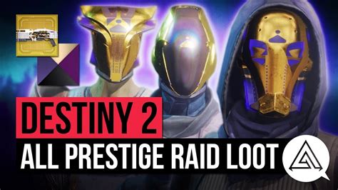 Destiny 2 All Leviathan Prestige Raid Loot New Gear Exotic