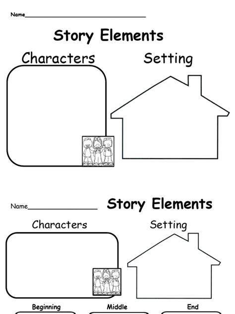 Story Elements Characters Setting Pdf