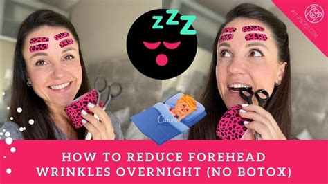 How To Reduce Forehead Wrinkles Overnight Using Kinesio Tapes No