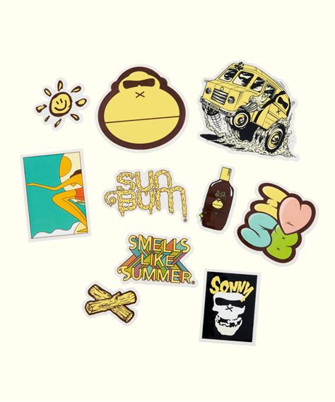 Sticker Pack Sun Bum