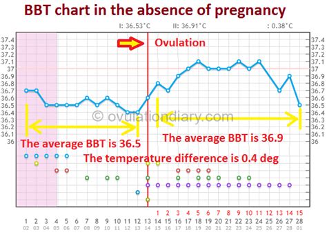 Examples Of Pregnant Bbt Charts