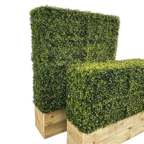 Artificial Pre Made Boxwood Hedge The Outdoor Look