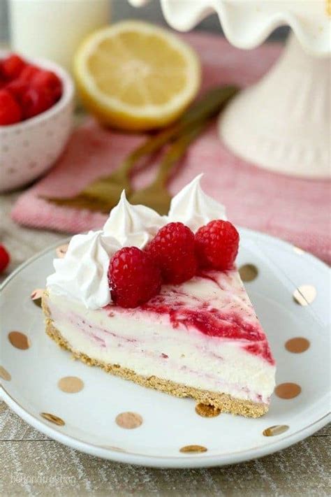 This no bake chocolate raspberry cheesecake is very similar to my layered. No-Bake Raspberry Swirl Cheesecake - Beyond Frosting