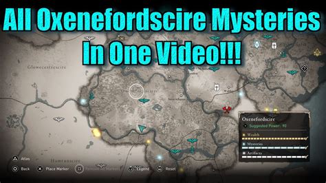 Assassin S Creed Valhalla All Oxenefordscire Mysteries Location Guide