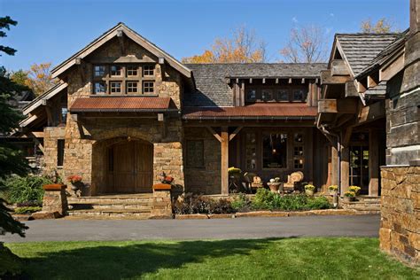 Ontario Residence Rustic Houses Exterior Rustic Stone Rustic House