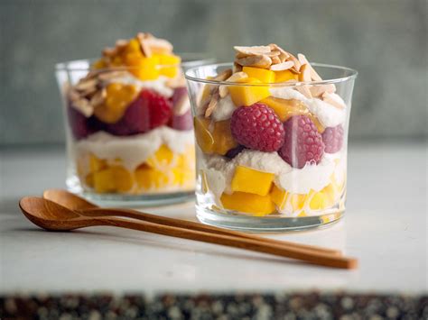 Recipe Mango Raspberry And Cashew Cream Parfaits Whole Foods Market