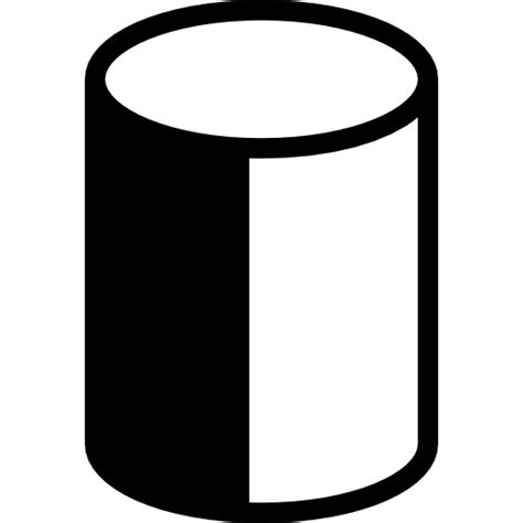 Cylinder Cylindrical Outline Cylinder Outline Shapes Cylinder