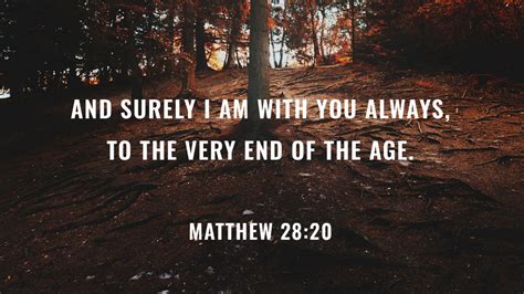 Christian Wallpapers Bible Verse Wallpaper Matthew 2820 Images And