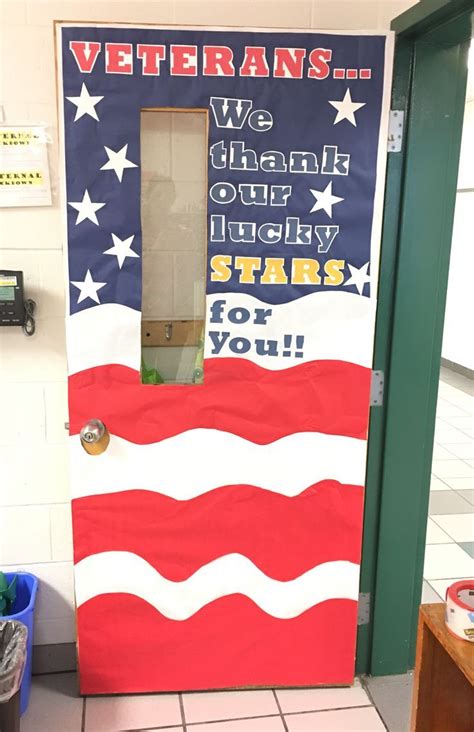 Lesson ideas & activities about memorial day. November classroom door to honor Veteran's Day (With images) | November classroom, Honoring ...