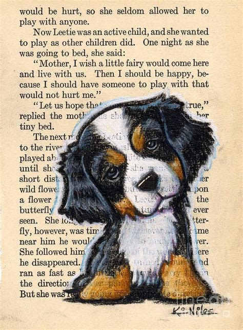 Bernese Mountain Dog Puppy By Kim Niles Animal Drawings Dog Drawing