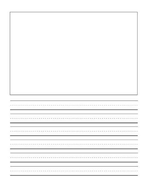 Journal Handwriting Paper Template Littles Knowledge