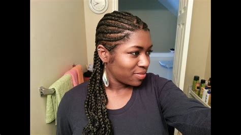 Do enjoy and don't forget to like and subscribe for more. Cornrows with Extensions/ Ghana Braids | Protective ...