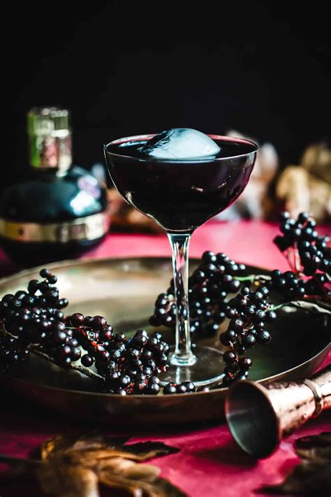 The Black Widow Halloween Cocktail Aimee Mars