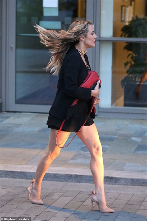 Caroline Flack Shows Off Envy Inducing Legs In A Pair Of Tiny Shorts As She Steps Out In