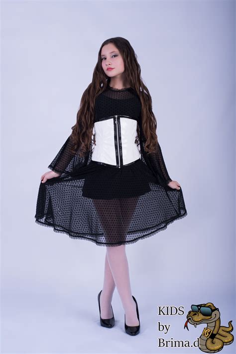 Custom Made Black Elegant Dress Kids By Brimad F63